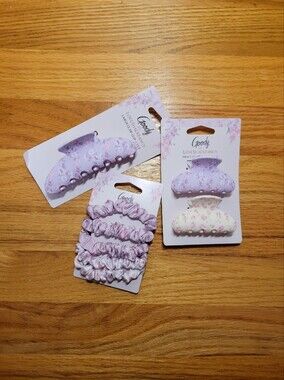 NWT Goody x LoveShackFancy Hair Bundle Limited Edition 3 Pc Set Hibiscus Floral